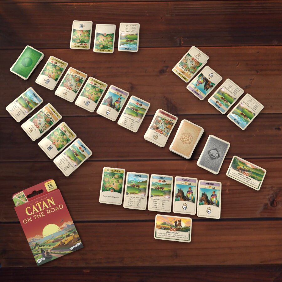 Featured image for Catan On the Road Packs the Classic Into a $10 Card Game