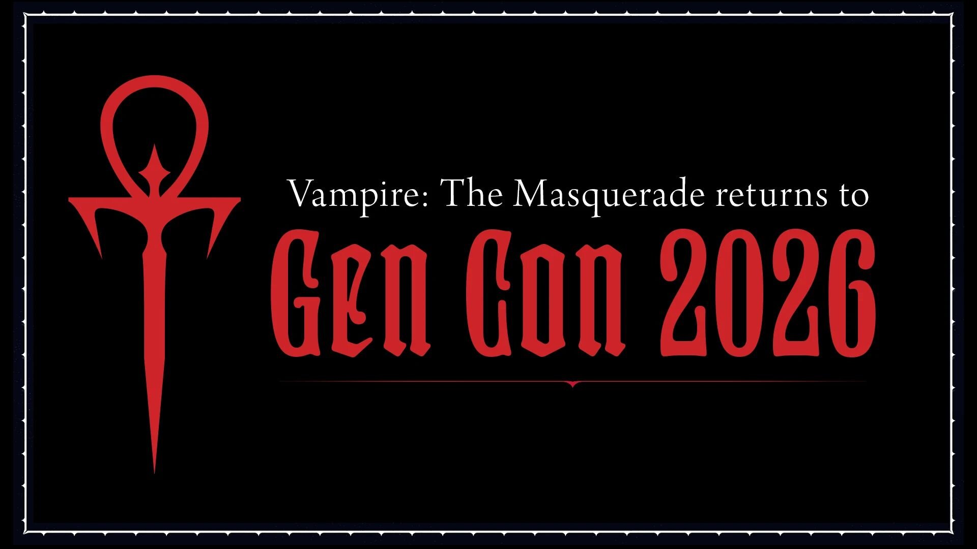 Featured image for New Vampire: The Masquerade Heads to Gen Con 2026
