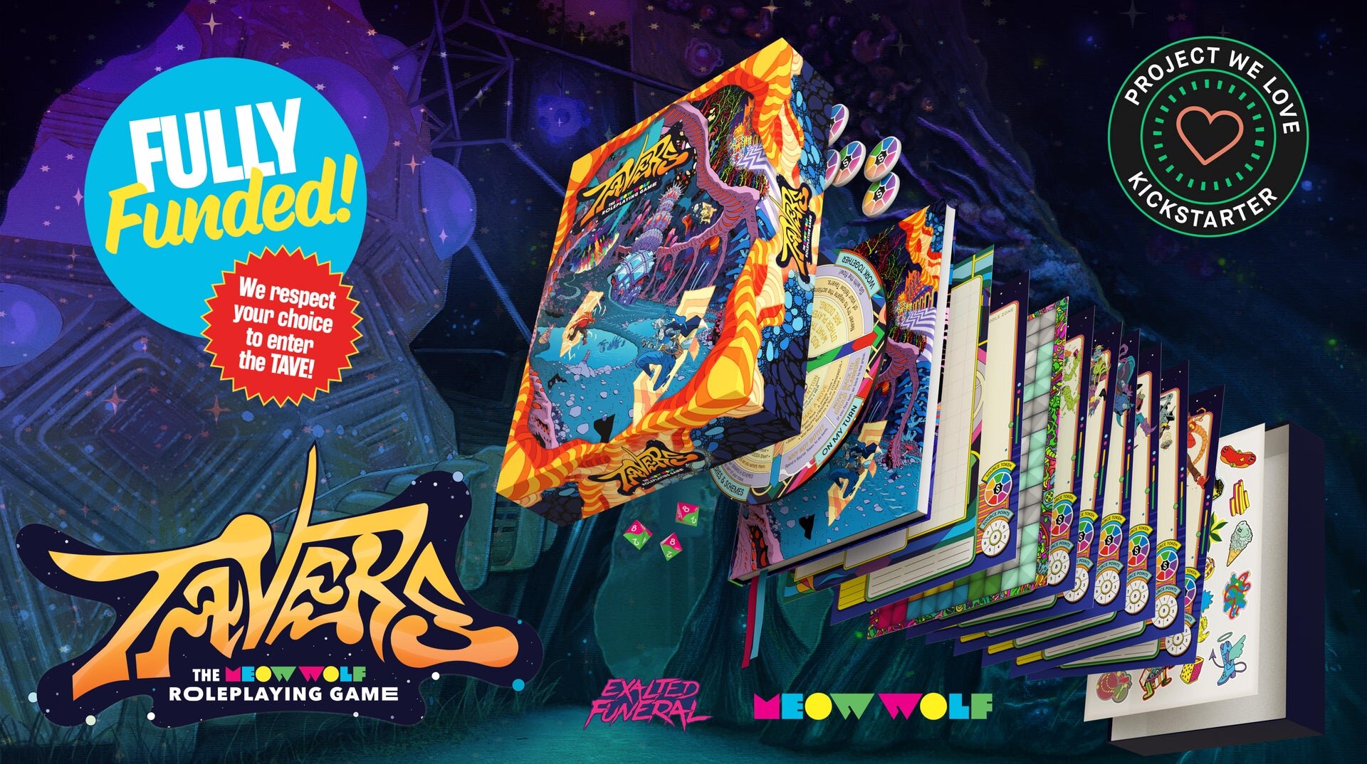 Featured image for TAVERS: The Meow Wolf RPG Wraps Up Kickstarter at Triple Its Goal