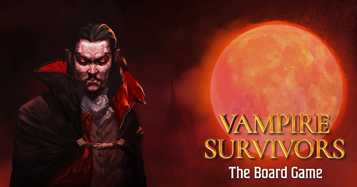 Featured image for Vampire Survivors Becomes a Co-op Deckbuilding Board Game