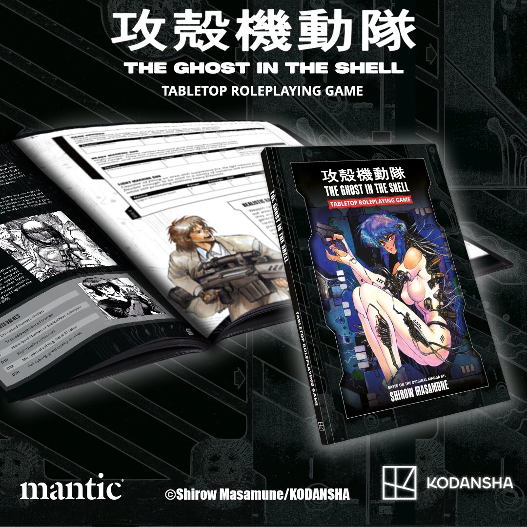 Featured image for Ghost in the Shell Gets a Tabletop RPG from Mantic Games