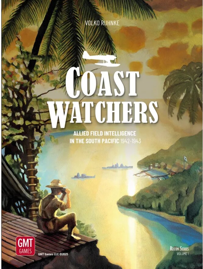 Featured image for Coast Watchers Is Volko Ruhnke's Solo WWII Spy Game