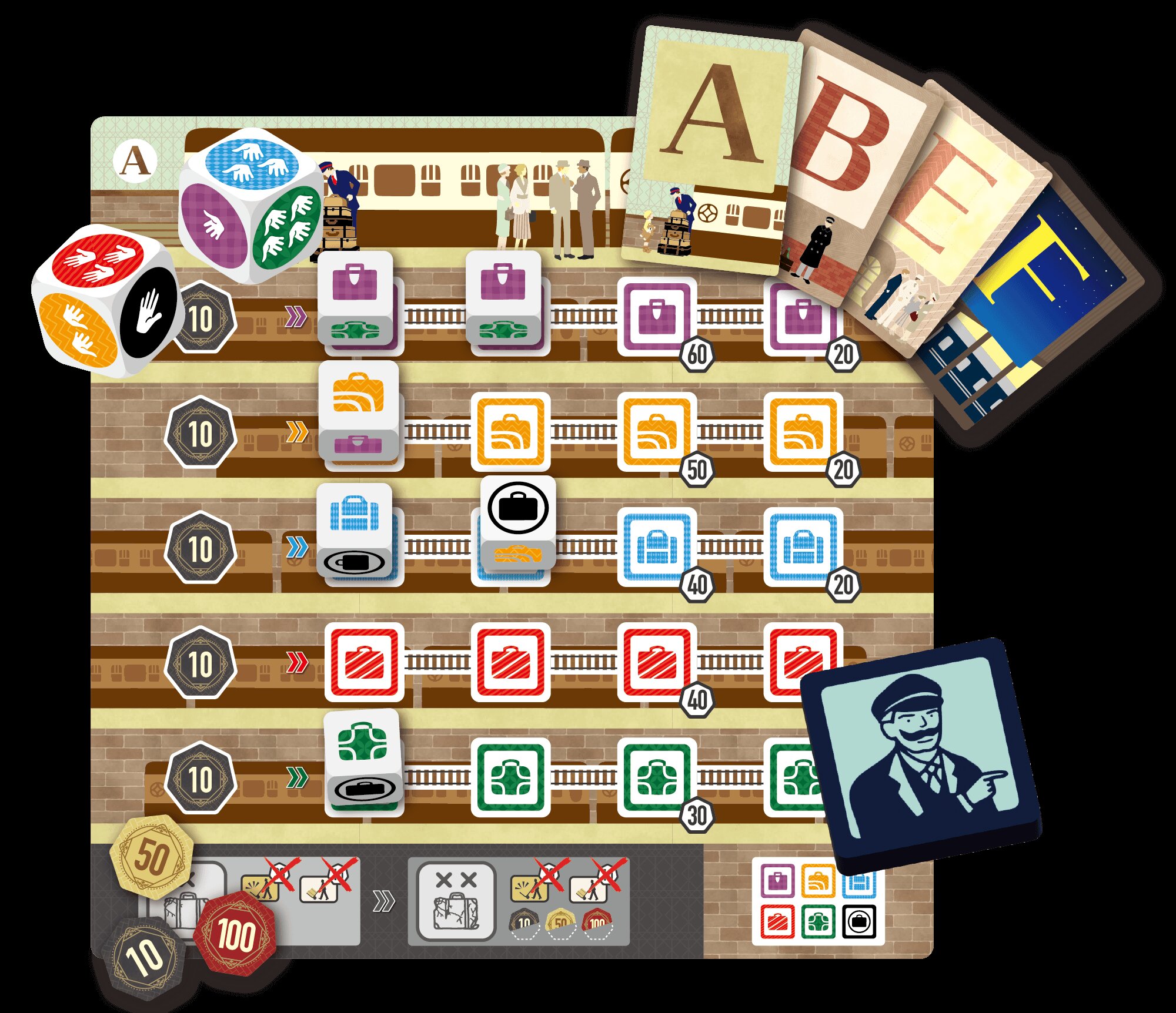 Featured image for Railway Porters Brings a Cosy Luggage-Dice Game to the UK