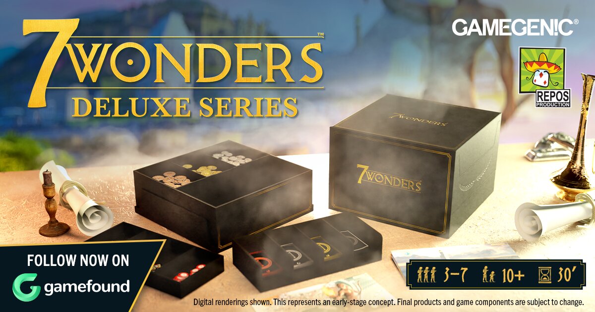 7 Wonders Deluxe Series Is a Pyramid-Sized Upgrade