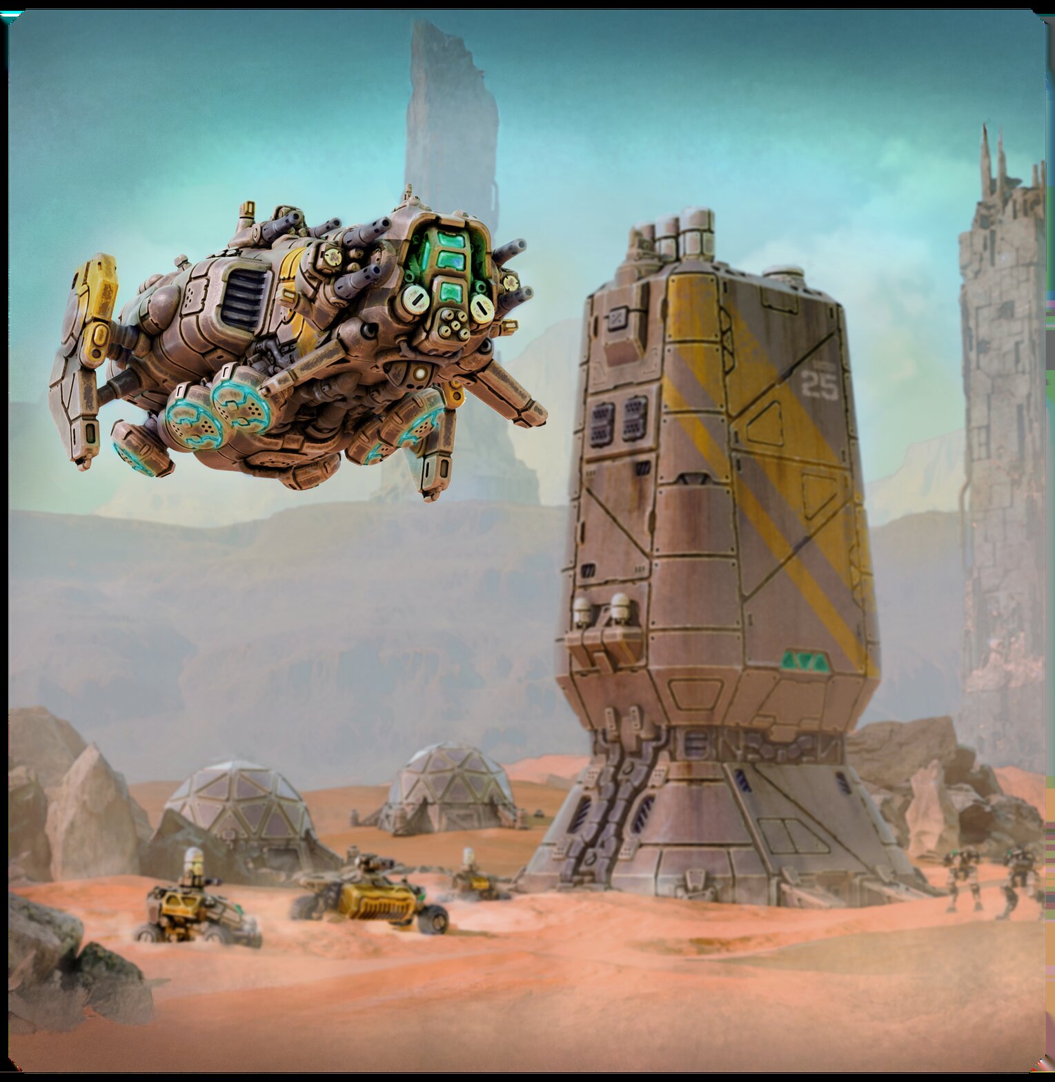 Oasis Brings 6mm Salvagepunk Sci-Fi to Gamefound This Summer