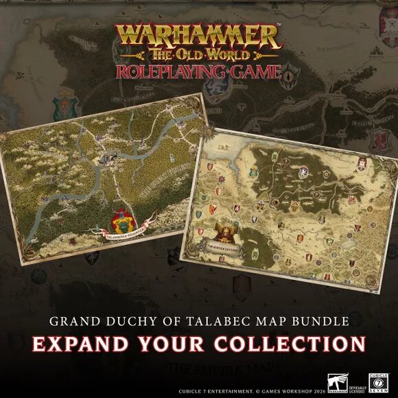 Cubicle 7 Drops Talabheim Maps for Old World RPG Tables