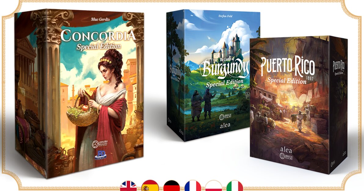 Concordia Special Edition Lands on Gamefound, No AI Art