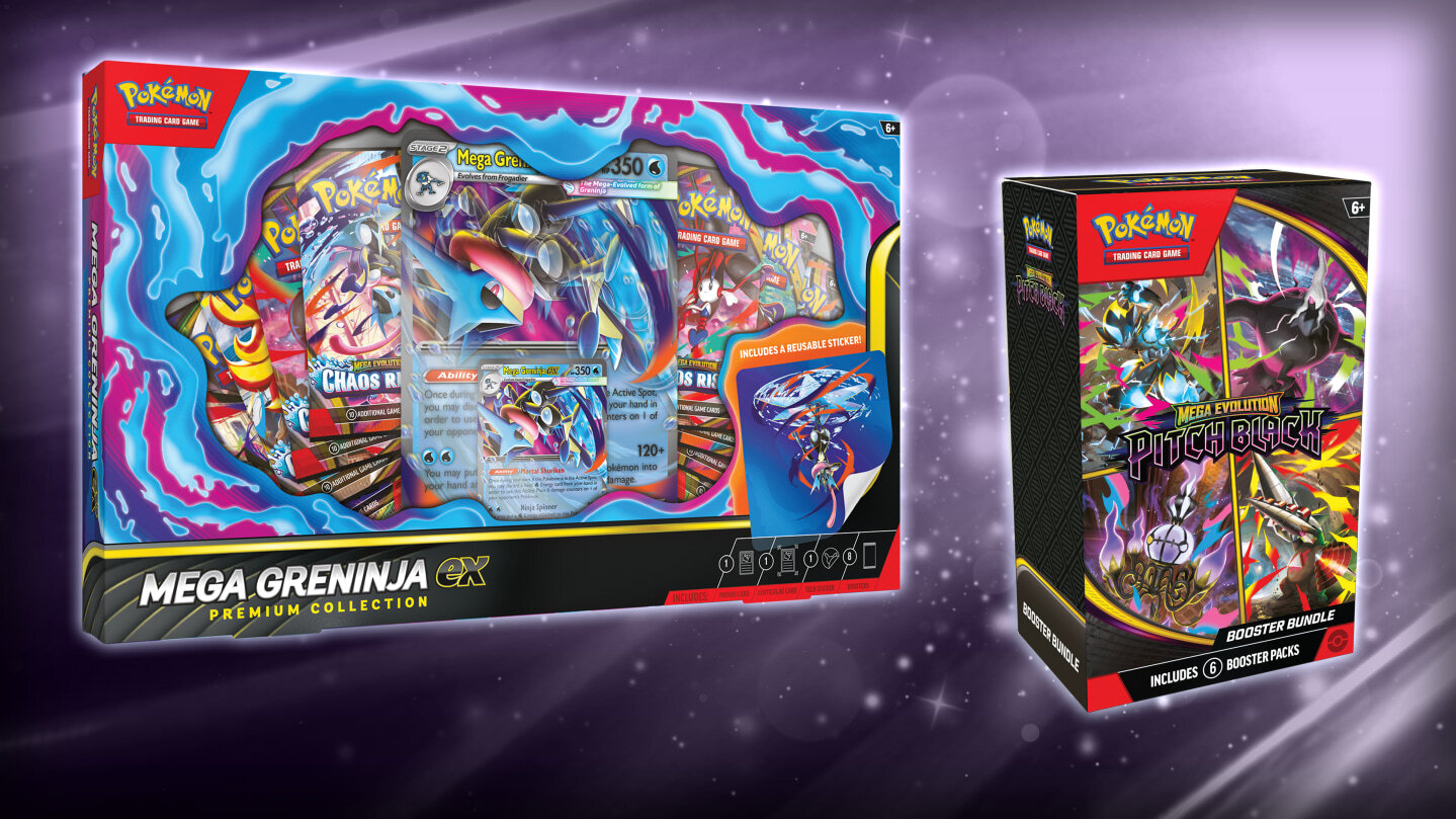 Pokemon TCG's Pitch Black Set Brings Mega Greninja ex