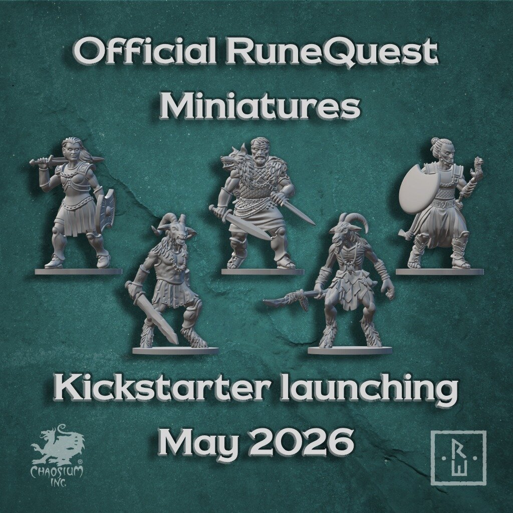 Rune Marked Brings Officially Licensed RuneQuest Minis to KS