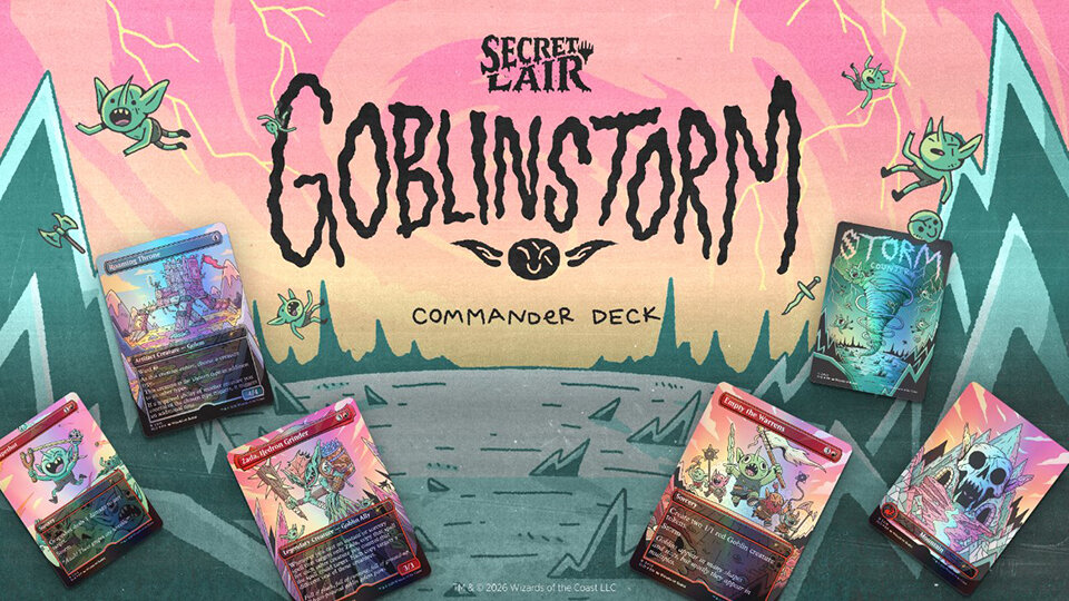 Featured image for MTG's Goblin Storm Commander Deck Lands 18 May for $149.99