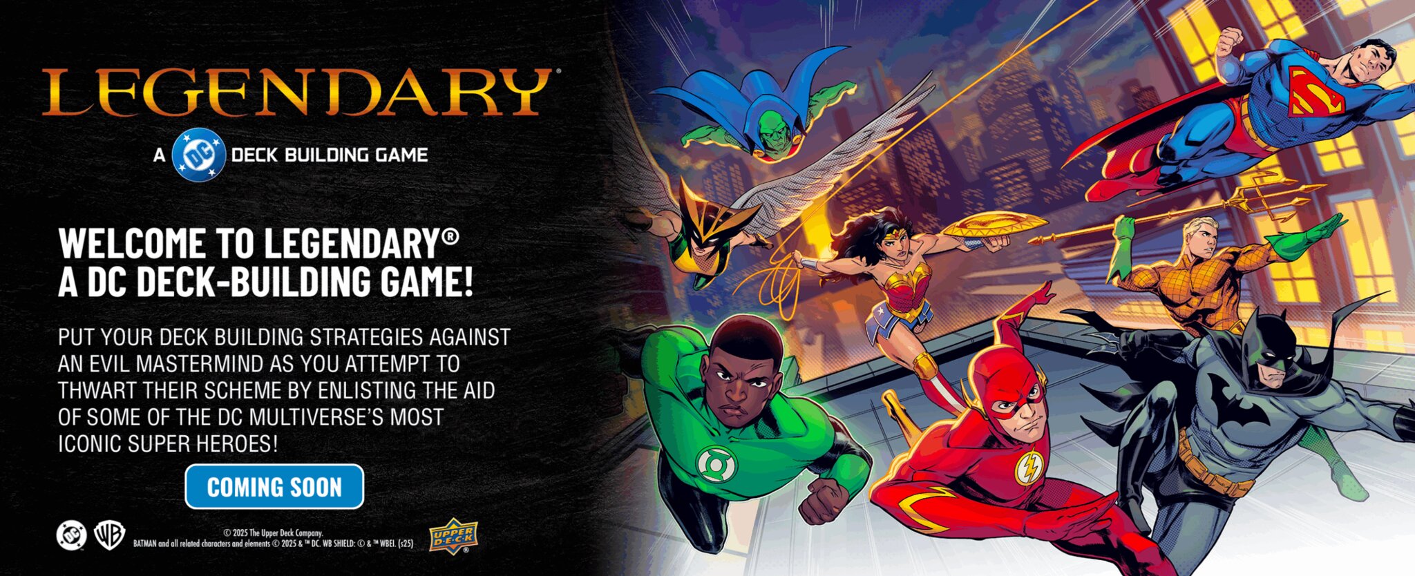 Featured image for Legendary DC Adds Batman and Superman to the Deck-Building Hit