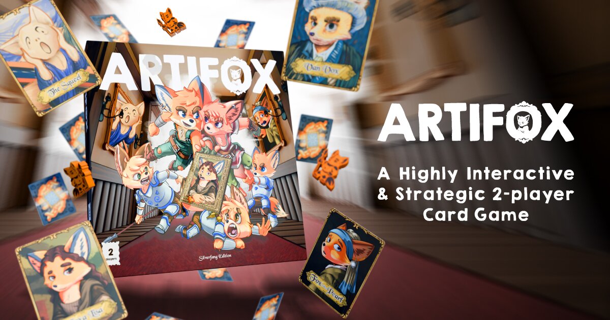 Artifox Is a Two-Player Fox Art-Heist Card Game