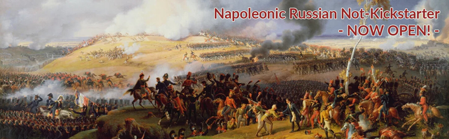 Pendraken Opens Biggest Crowdfunder Yet for Napoleonic Russians