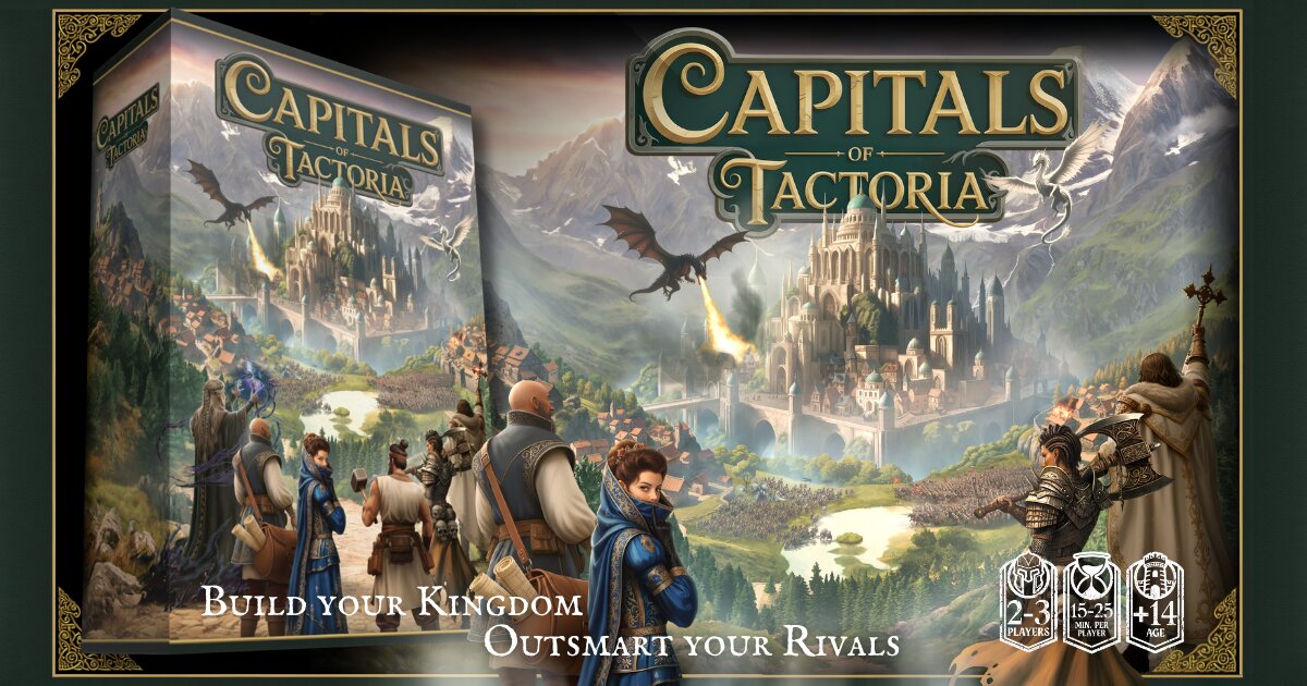 Featured image for Capitals of Tactoria Hits 294% as Gamefound Clock Ticks