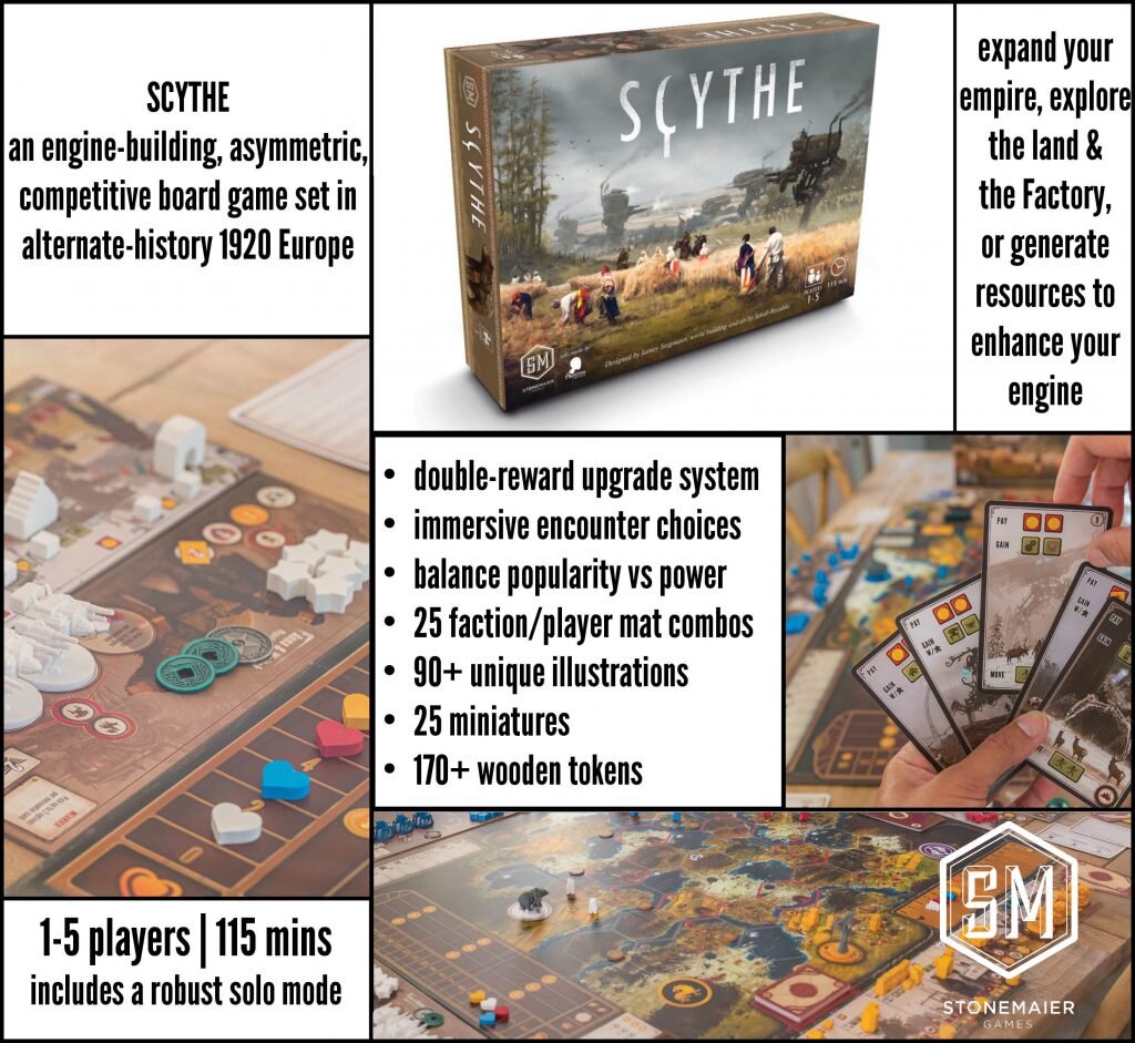 Stonemaier Reveals Scythe vs Expeditions Two-Player Duel for Q3