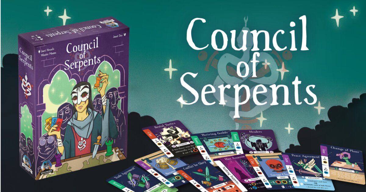 Council of Serpents Brings Pocket-Sized Intrigue to Gamefound