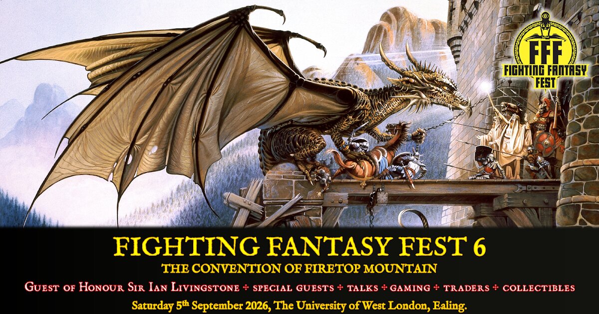 Fighting Fantasy Fest 6 Brings Ian Livingstone to London
