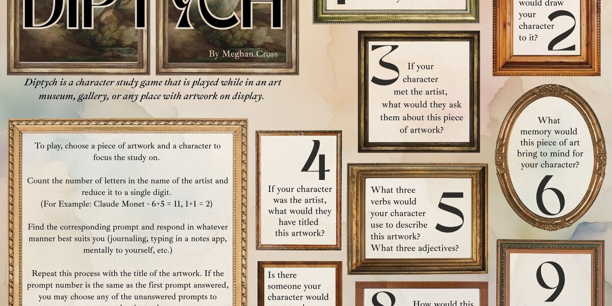 Diptych Turns a Museum Trip Into RPG Character Work