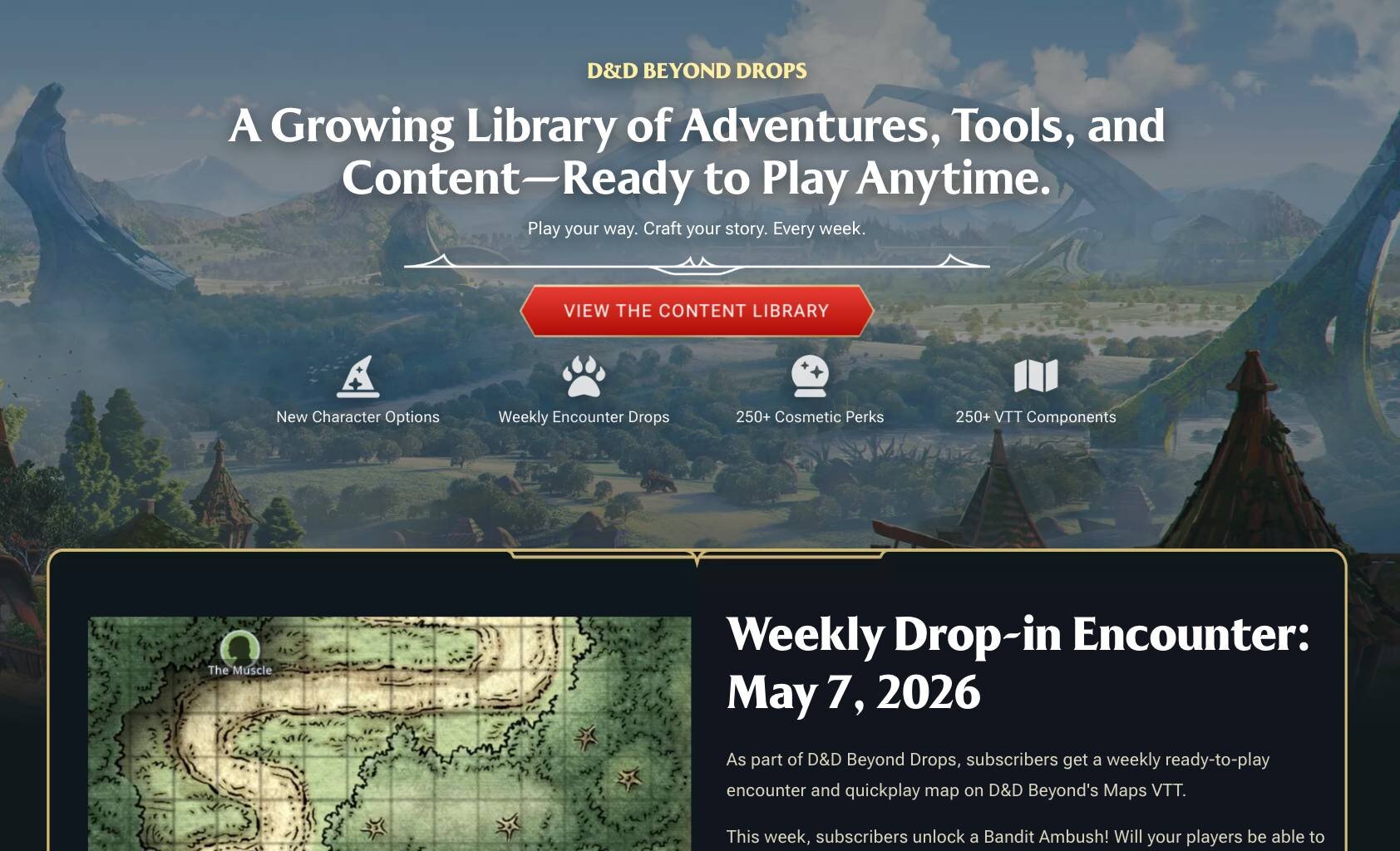 Featured image for D&D Beyond Drops Hands Subscribers 500+ Maps and Spells Weekly