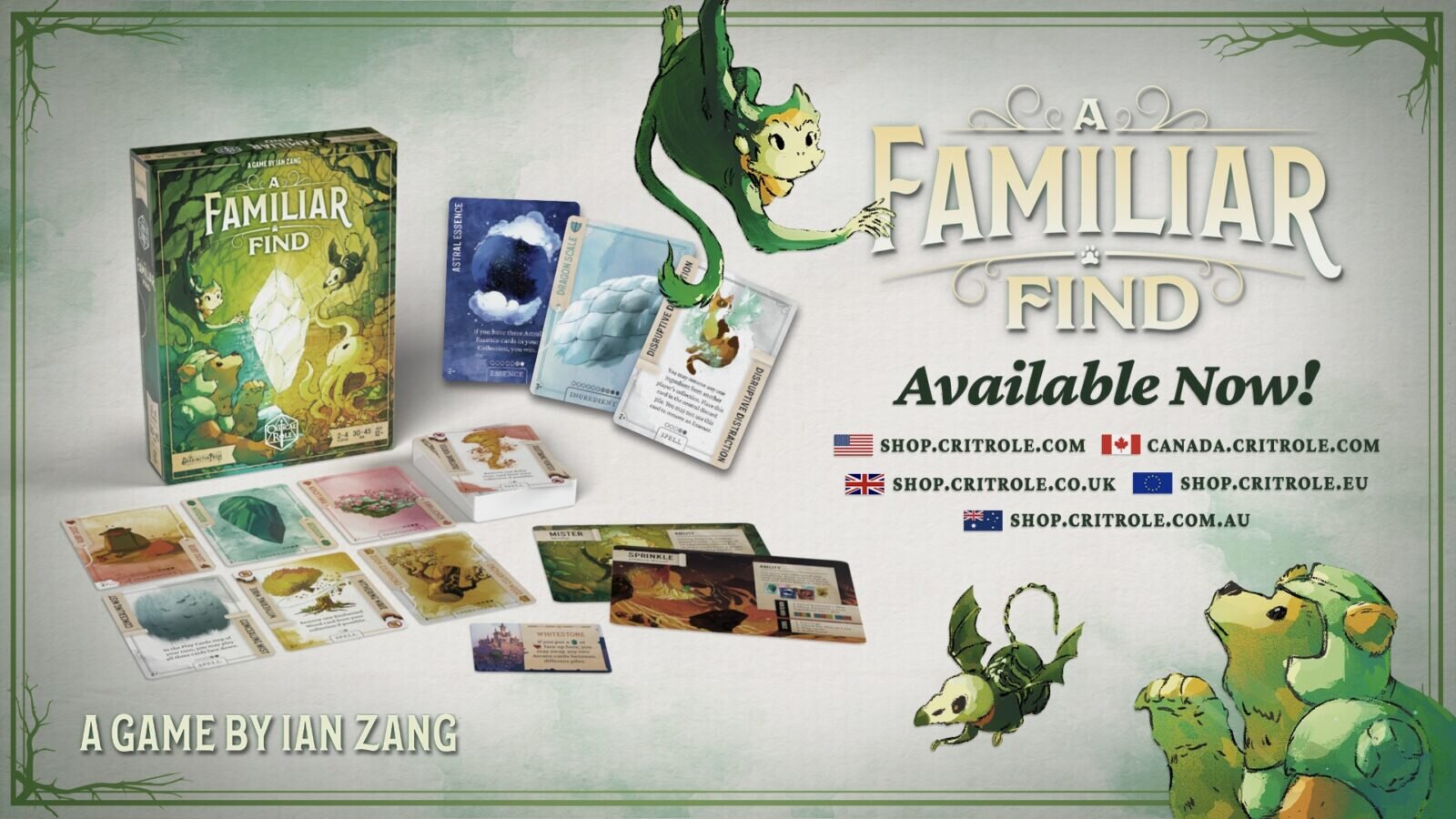 Critical Role A Familiar Find Card Game Lets You Play as Trinket