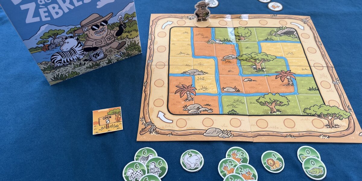 Bruno Cathala's Drôles de Zèbres Lands on Board Game Arena