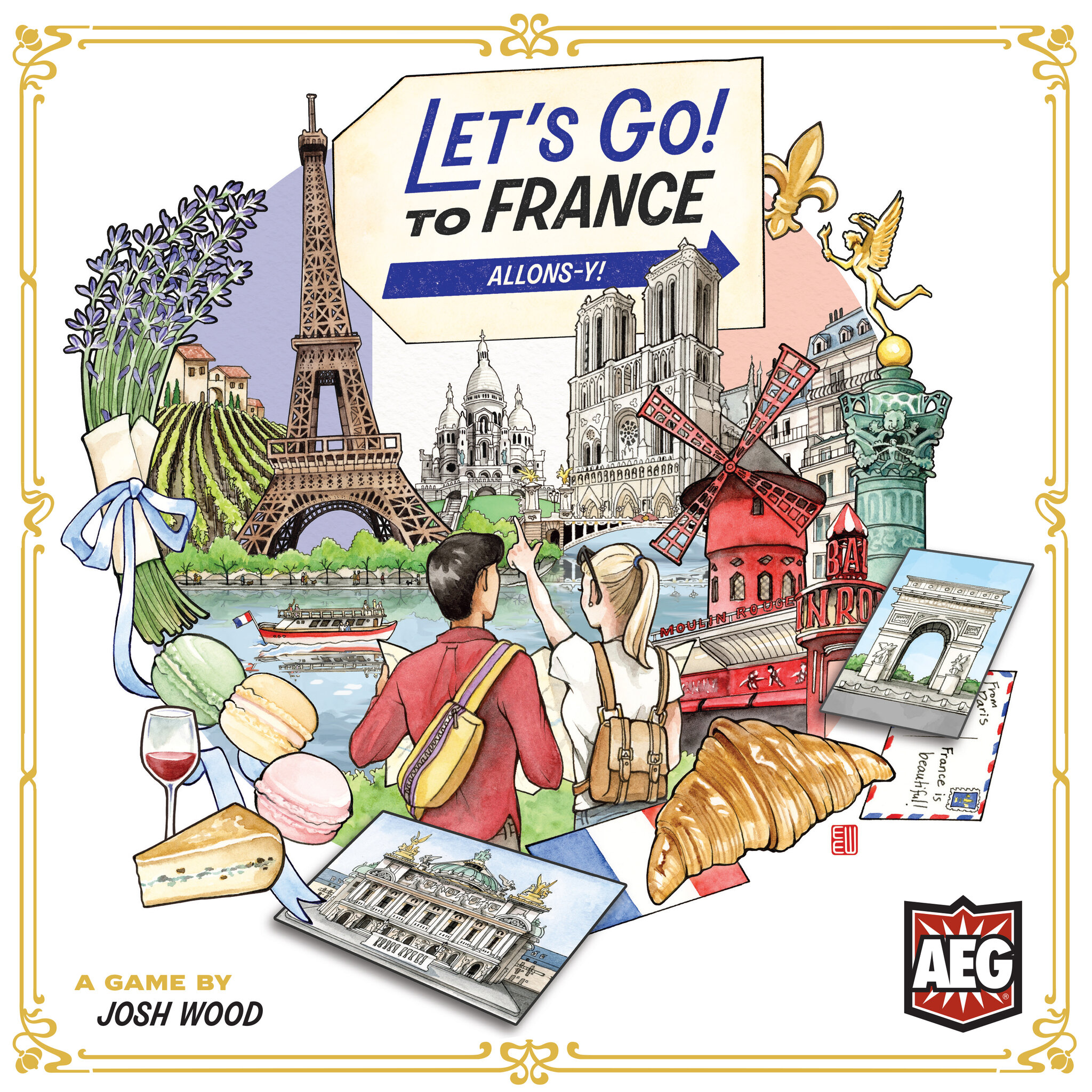 Let's Go! To France Is AEG's Next Trip-Planning Game