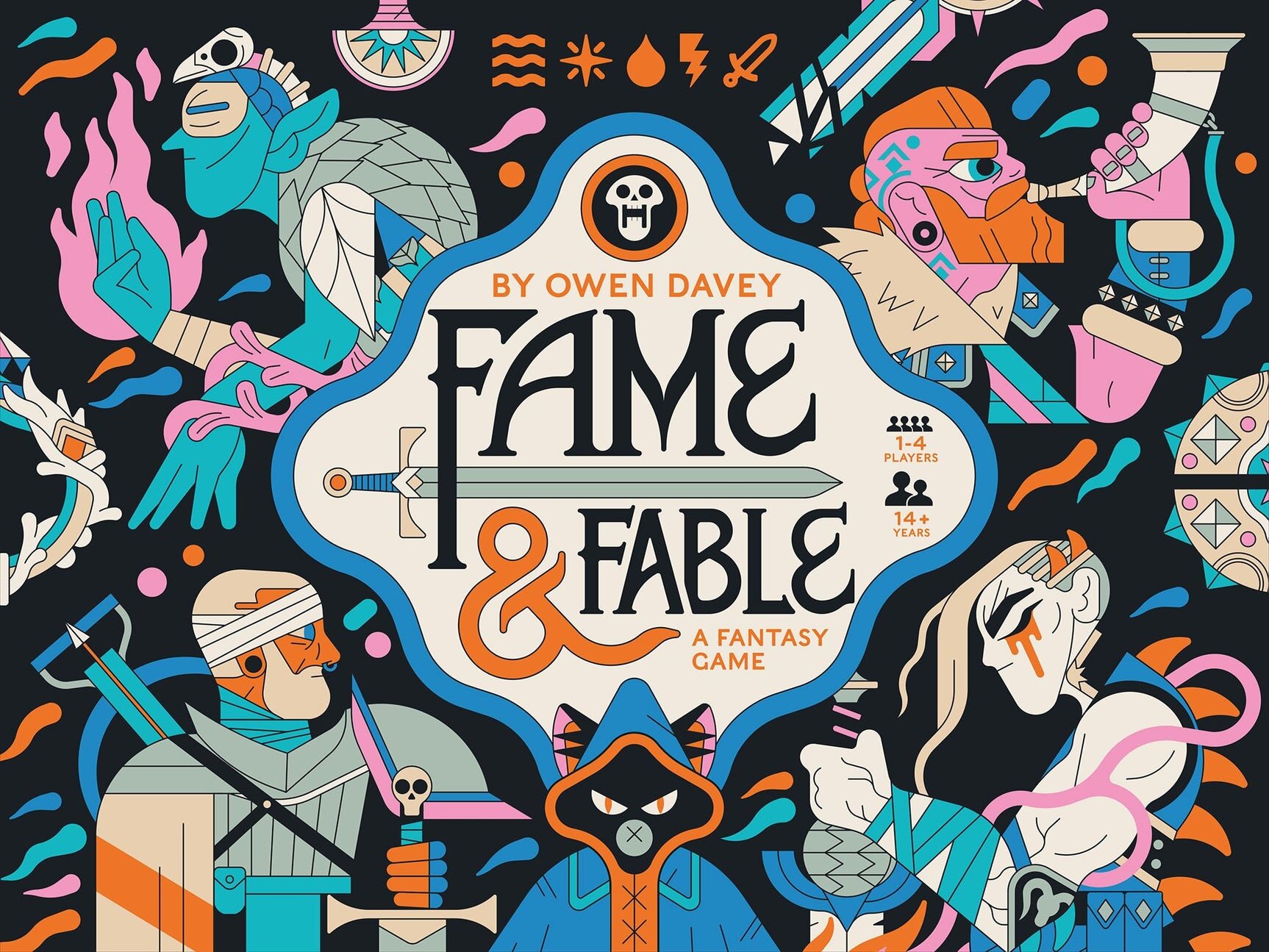 Fame and Fable Is Owen Davey's Own Fantasy Card Game