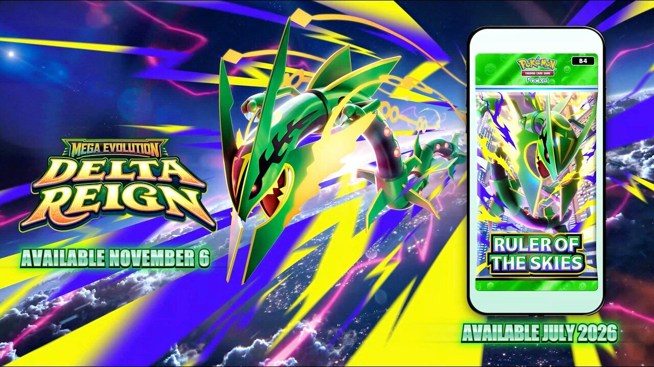 Pokemon TCG Delta Reign Brings Back Mega Rayquaza