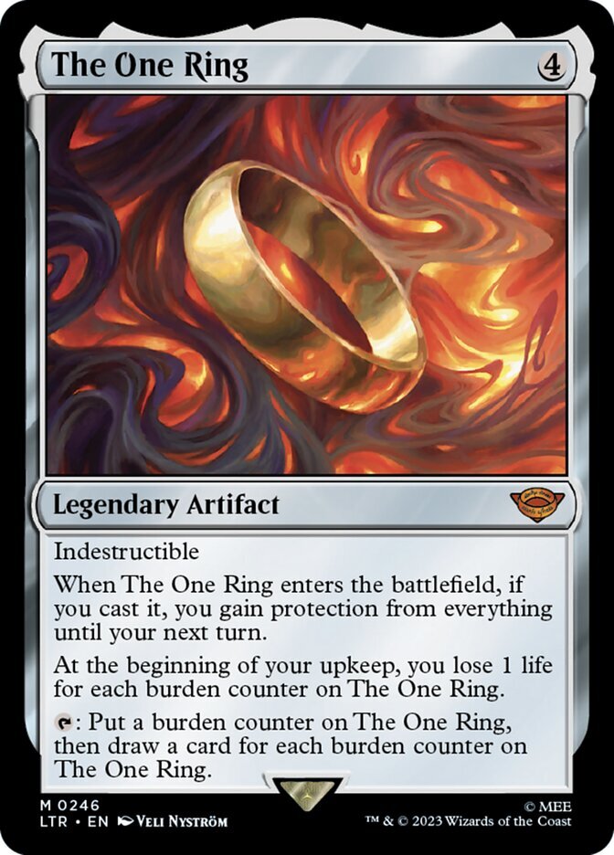 Magic Apologises After Hobbit One Ring Card Traces 2023 Art
