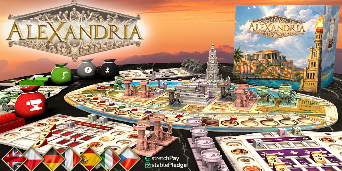 Featured image for Alexandria Passes €314k With Two Days Left on Gamefound