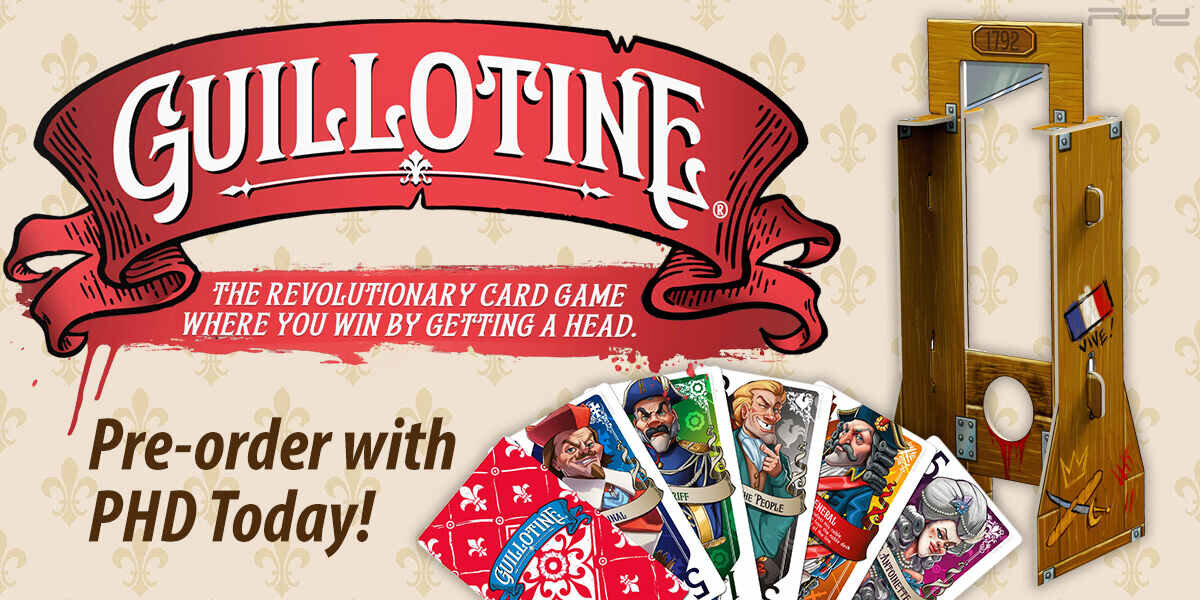 Guillotine Returns as Avalon Hill Reprints 1998 Card Game