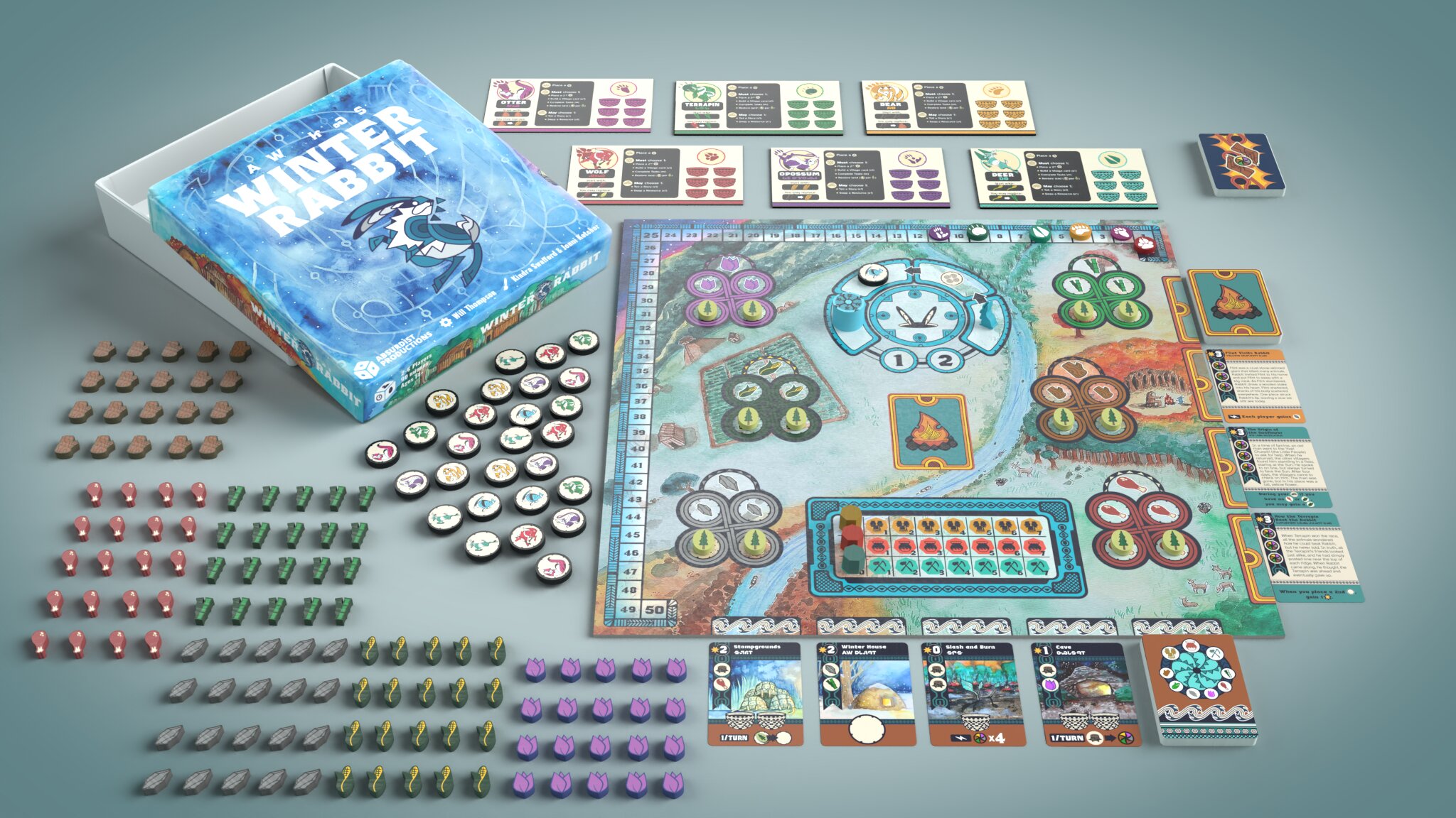Winter Rabbit Wins Origins Light Strategy Game Award