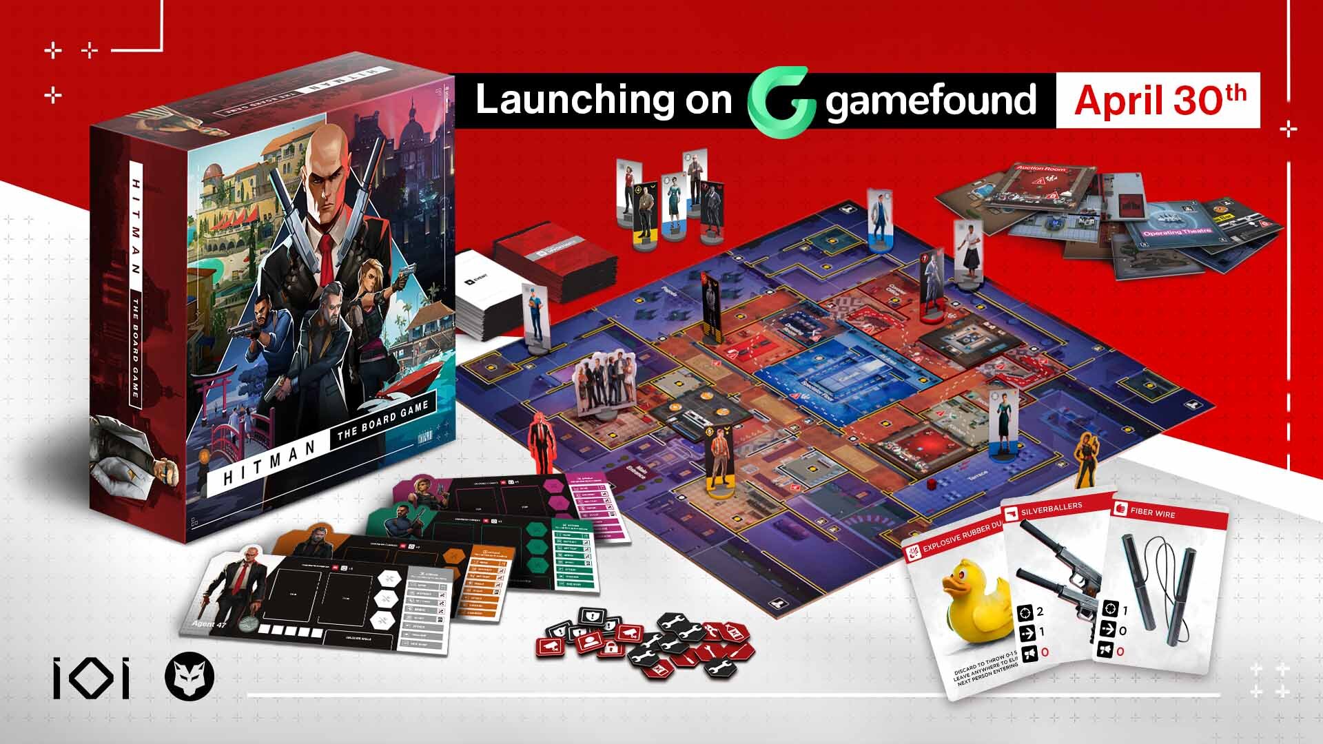 Hitman: The Board Game Launches on Gamefound 30 April