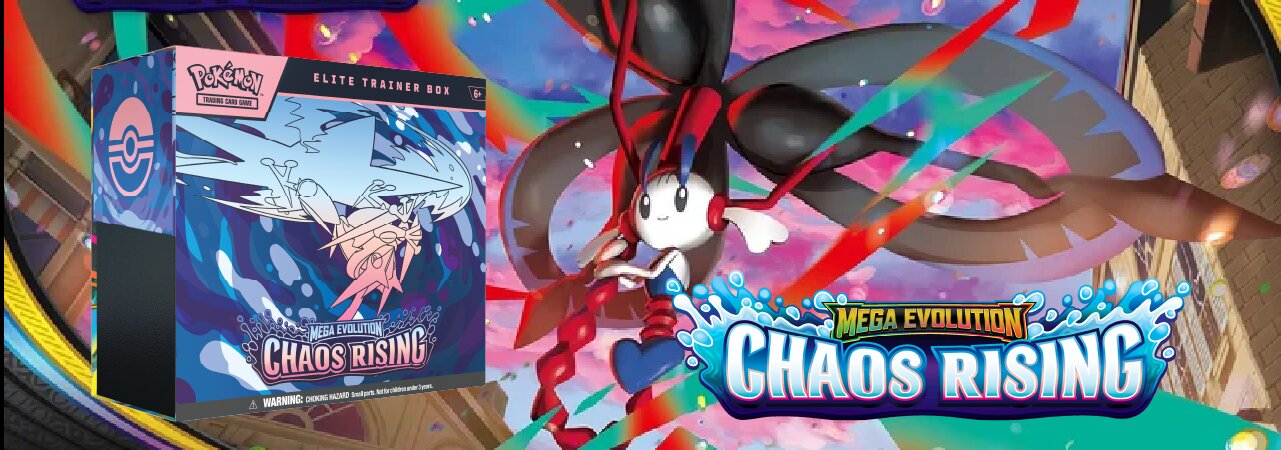 Pokemon TCG Chaos Rising Lands 22 May with Mega Greninja ex