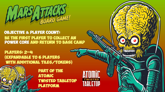 Mars Attacks Returns to the Tabletop via Kickstarter