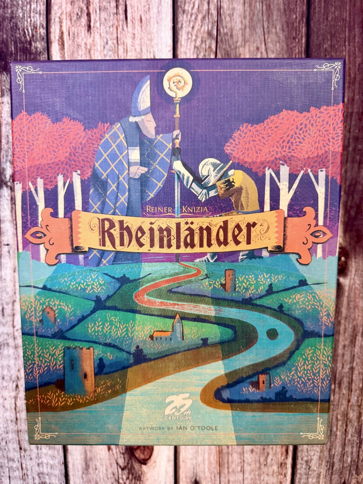 Featured image for Knizia's Rheinlander Returns in English With Ian O'Toole Art